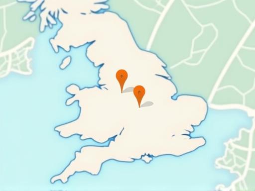 A map showing the location of Geyser Petals in Bristol.